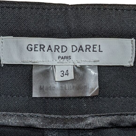 Gerard Darel Paris Women's Black Dress Pants Size 0-2 - Picture 3 of 5